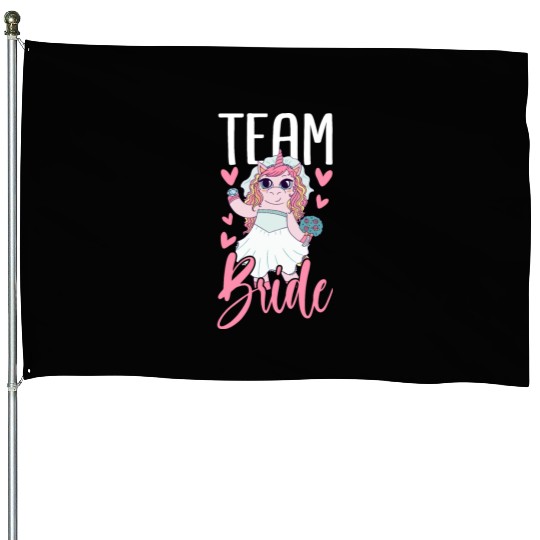 Bridal Party Bachelorette Party House Flags
