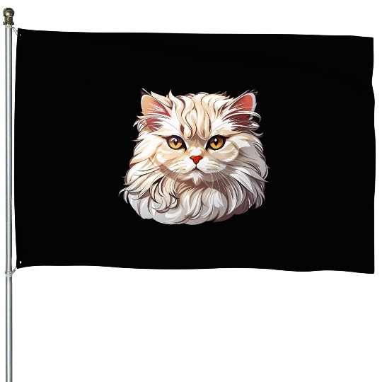 Persian Cat House Flags