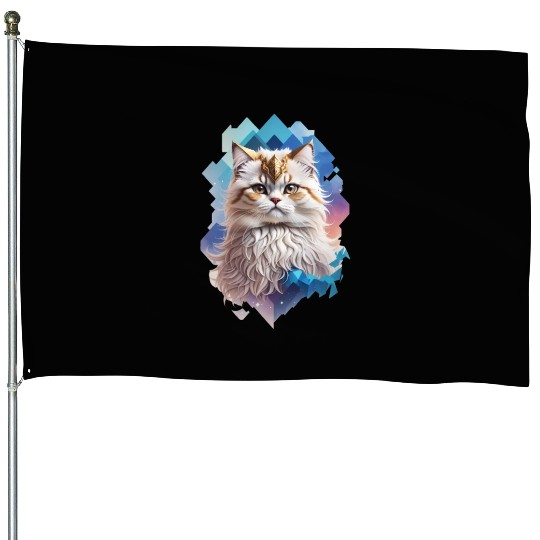Persian Cat House Flags