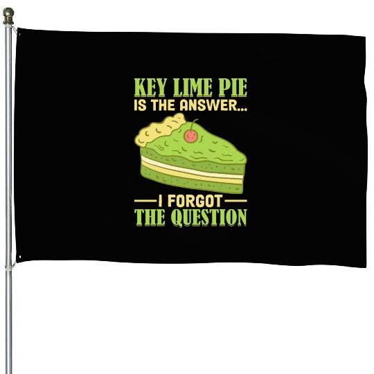 Key Lime Pie Lover Dessert House Flags