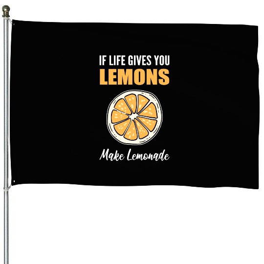 Make Lemonade Cook Or Chef Gift House Flags