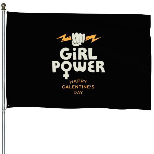 Be My Galentine. Galentine's Day House Flags