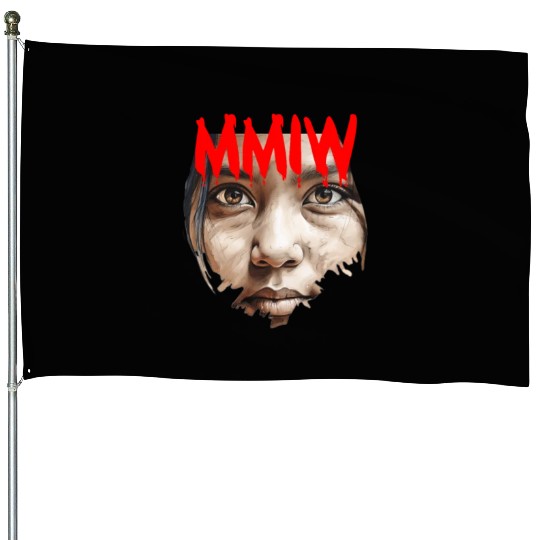 Missing Murdered Indigenous Women MMIW House Flags