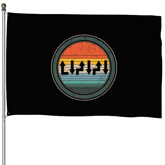 Automotive House Flags, Six Speed For The Love Of