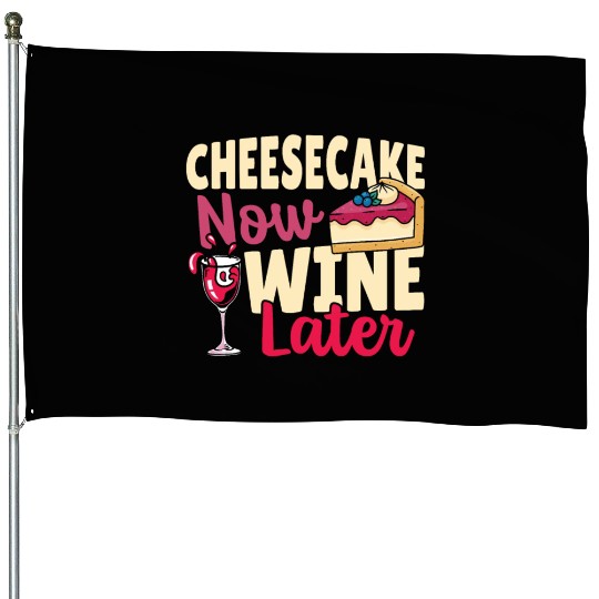 Cheese Eater Cheese Lover Cheesecake Lover House Flags