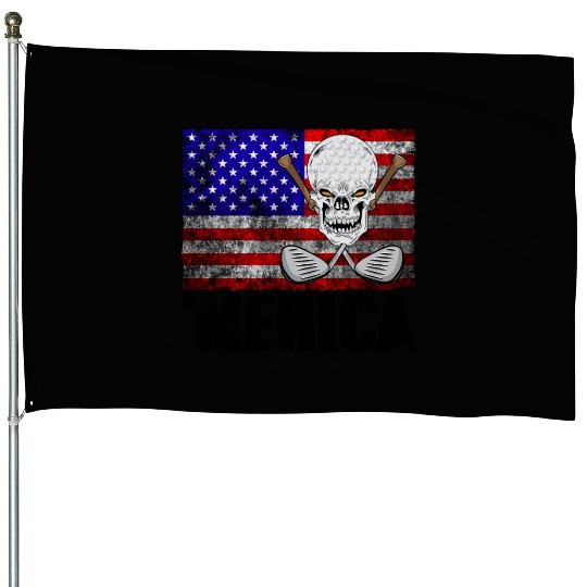 Merica Golf House Flags