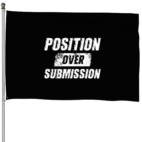 Vintage Funny BJJ Jiu Jitsu Martial Arts House Flags