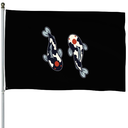 Koi Fish House Flags