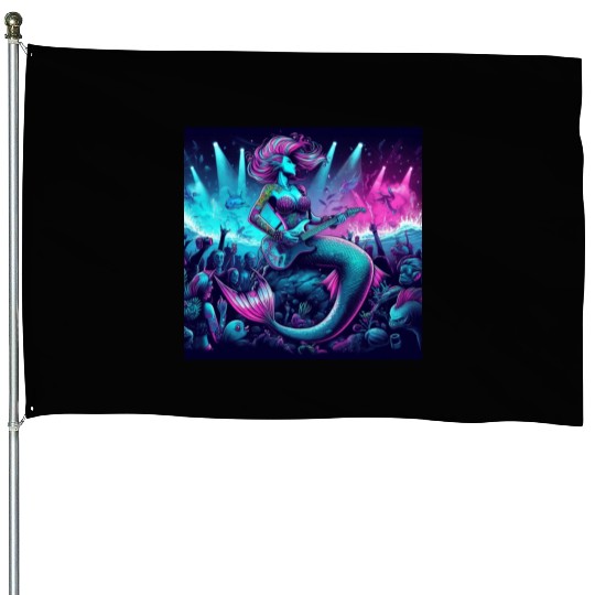 rock and roll under the sea House Flags
