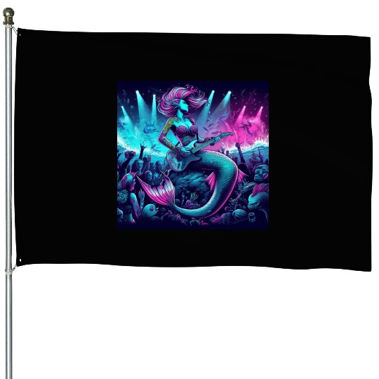 rock and roll under the sea House Flags