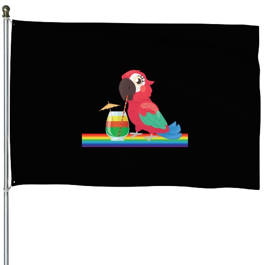 parrot bird of jimmy buffett House Flags