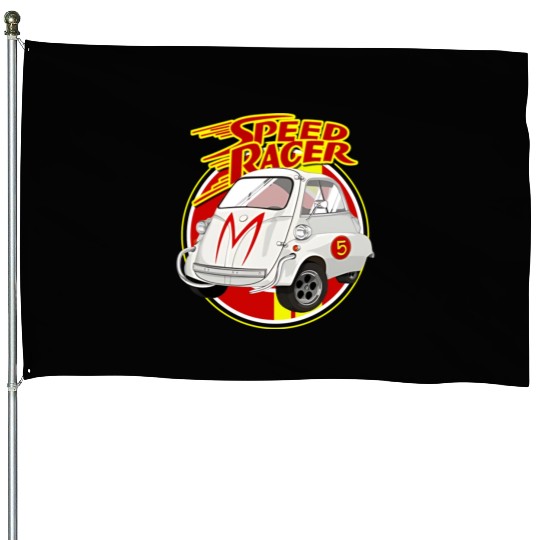 Speed Racer Car House Flags