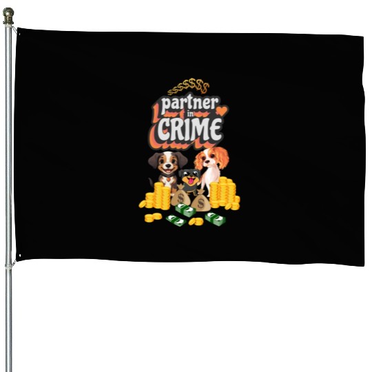 Partner In Crime House Flags
