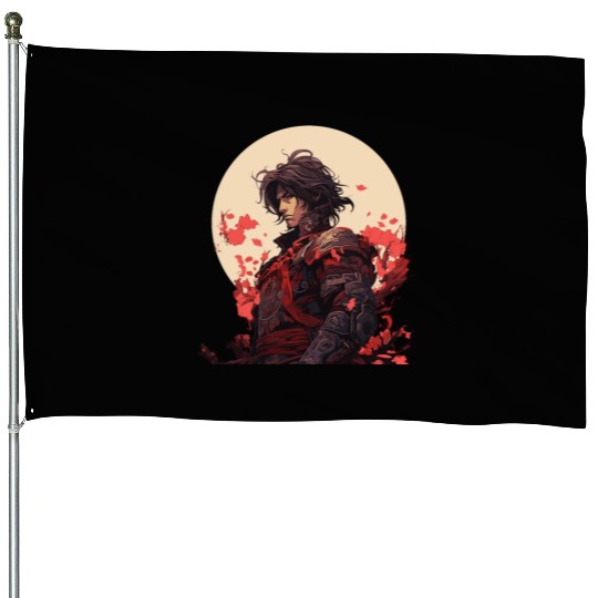 Brave Samurai House Flags