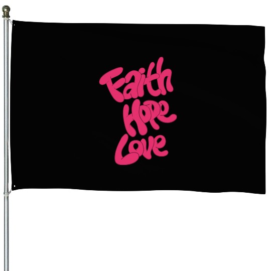 Hopeful Hearts Embrace House Flags