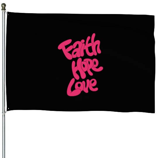 Hopeful Hearts Embrace House Flags