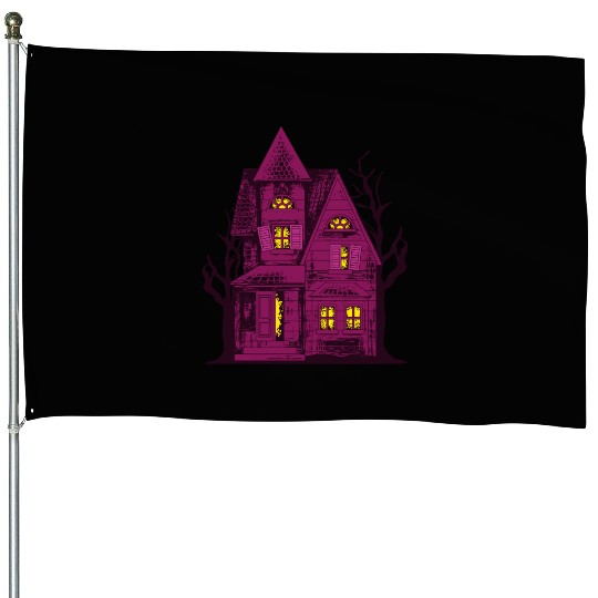 SabiyaDesigns Presents Spooky Halloween Collection House Flags