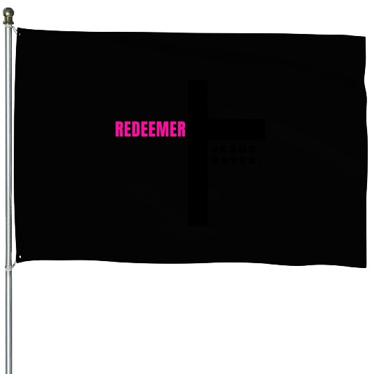 JESUS SAVES Collection House Flags