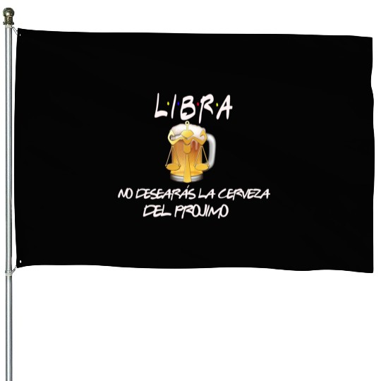 Libra Friends Berr Lovers House Flags