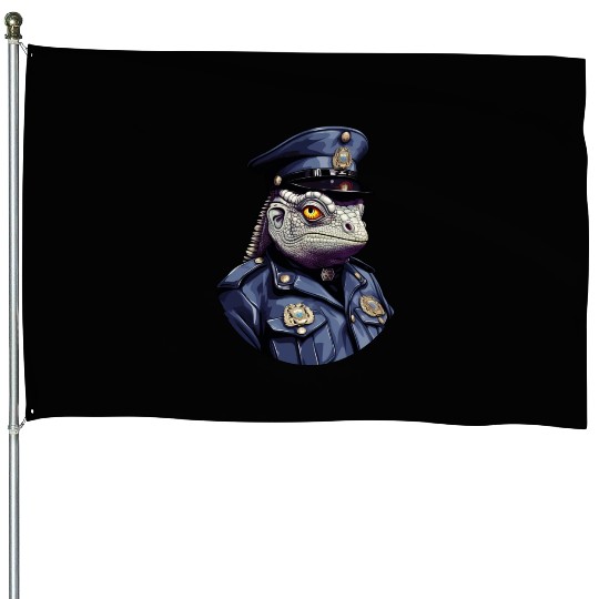 Chameleon police House Flags