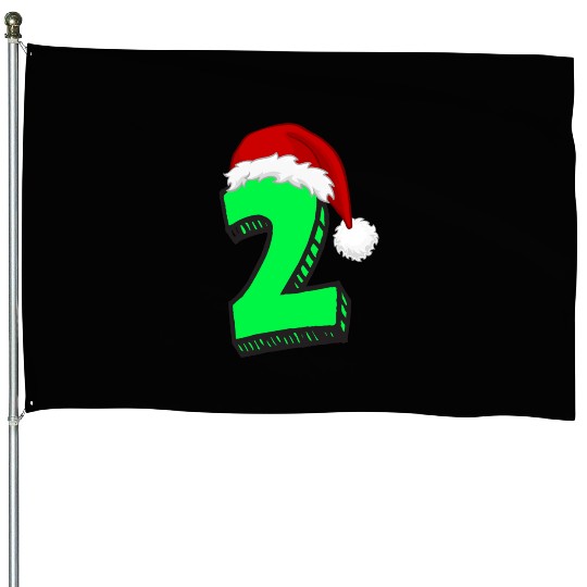 2nd Happy Birthday Party - Number Two House Flags