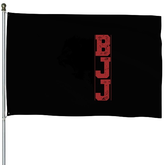 Brazilian Jiu Jitsu Gorilla Head Bjj Gift House Flags