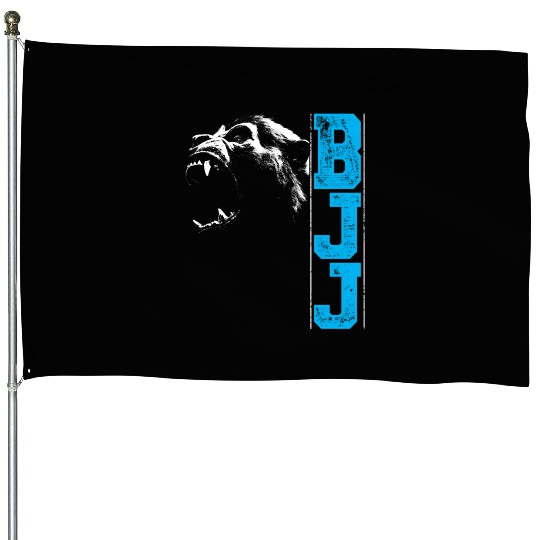 Brazilian Jiu Jitsu BJJ Gorilla Head Gift House Flags