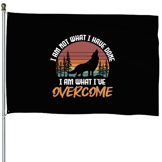 Wolves Animal Alpha House Flags