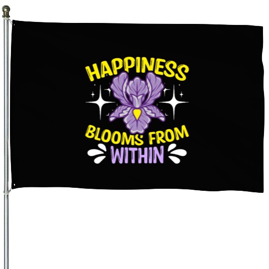 Orchids Happiness Blooms From Within Orchid Grower House Flags