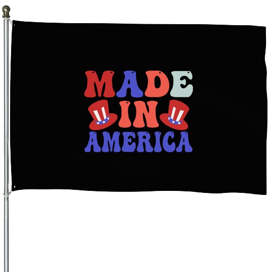 made in america House Flags