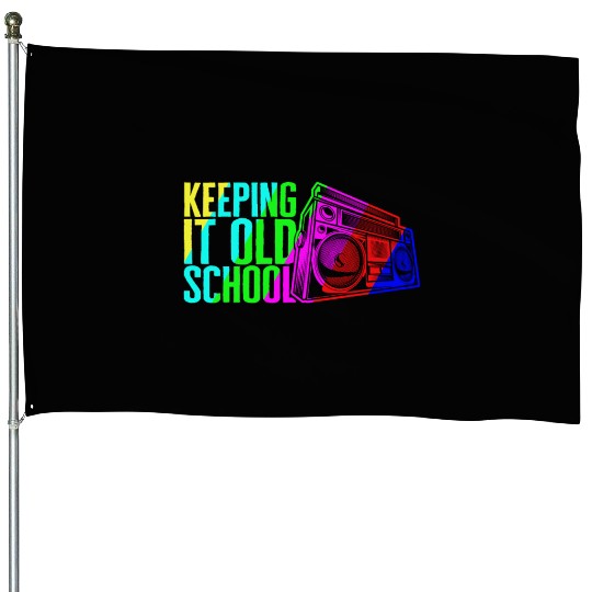 Music House Flags, Keeping It Old School Stereo Retro
