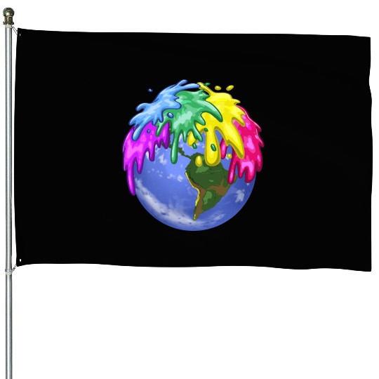 The Earth Without Art Is Just EH House Flags