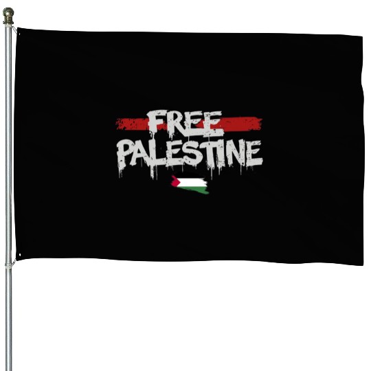 graffiti free palestine House Flags