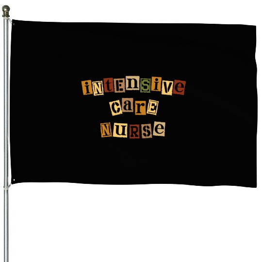 Registered Nurse RN Medical Hospital Healthcare House Flags