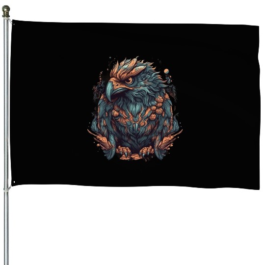 A mystical Eagle House Flags