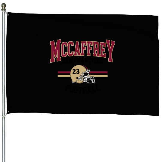 McCaffrey San Francisco Football House Flags