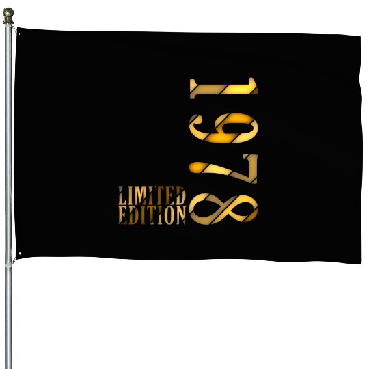 1978 vintage birthday year of birth 1978 gift House Flags
