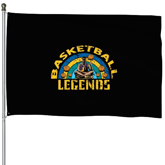 BASKETBALL LEGENDS House Flags