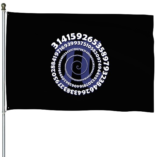 3.14 Math Teacher Pi National Day House Flags Geek Nerd