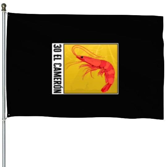 Lottery House Flags, El Camaron House Flags, Gift For Lottery