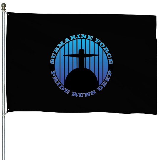 Submarine Force Pride Runs Deep Ocean Blue House Flags