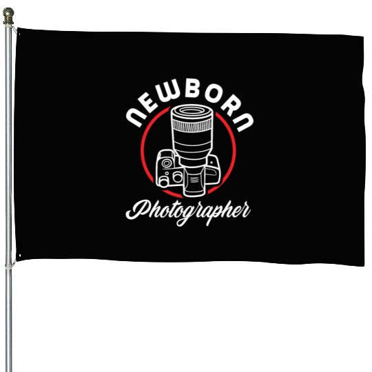 Photography Newborn Photographer Gift House Flags