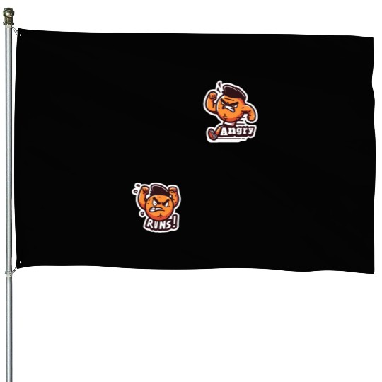 Angry Runs |The Ultimate Stress Reliever House Flags