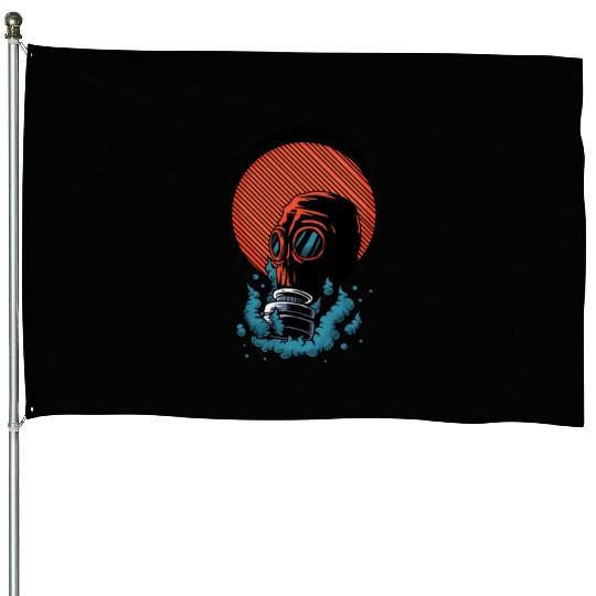 Toxic World Biological Warfare House Flags