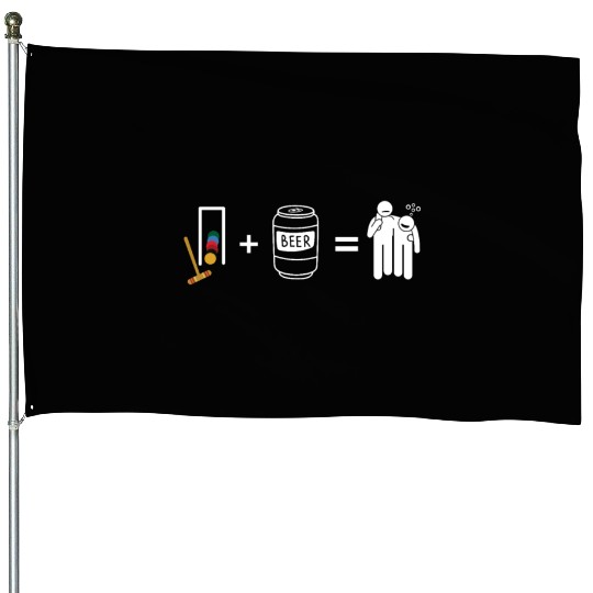 Lawn Game - Golf Croquet Player House Flags