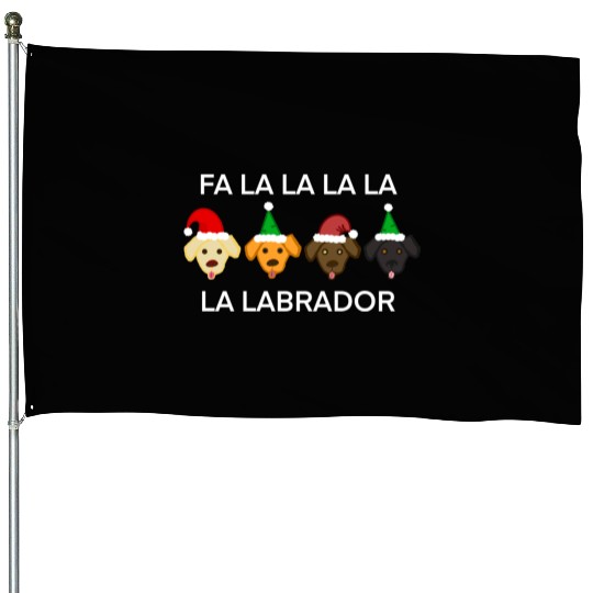 Fa La La La La House Flags