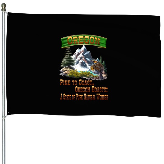 Oregon Boasts House Flags