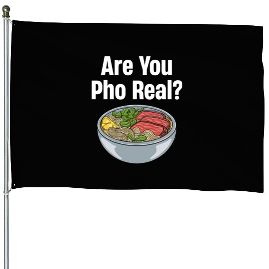 Are You Pho Real? Vietnamese Food Puns Restaurant House Flags