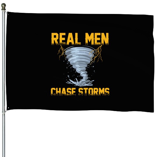 Storm Spotter | Storm Chaser Storm Warnings Gift House Flags