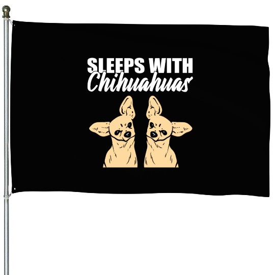 Chihuahua Lover Pet Sitter House Flags